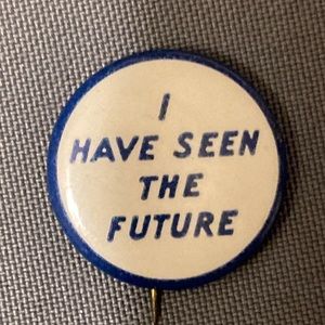 Vintage Original (Not a Repro) 1940s New York World's Fair Pin 1” General Motors